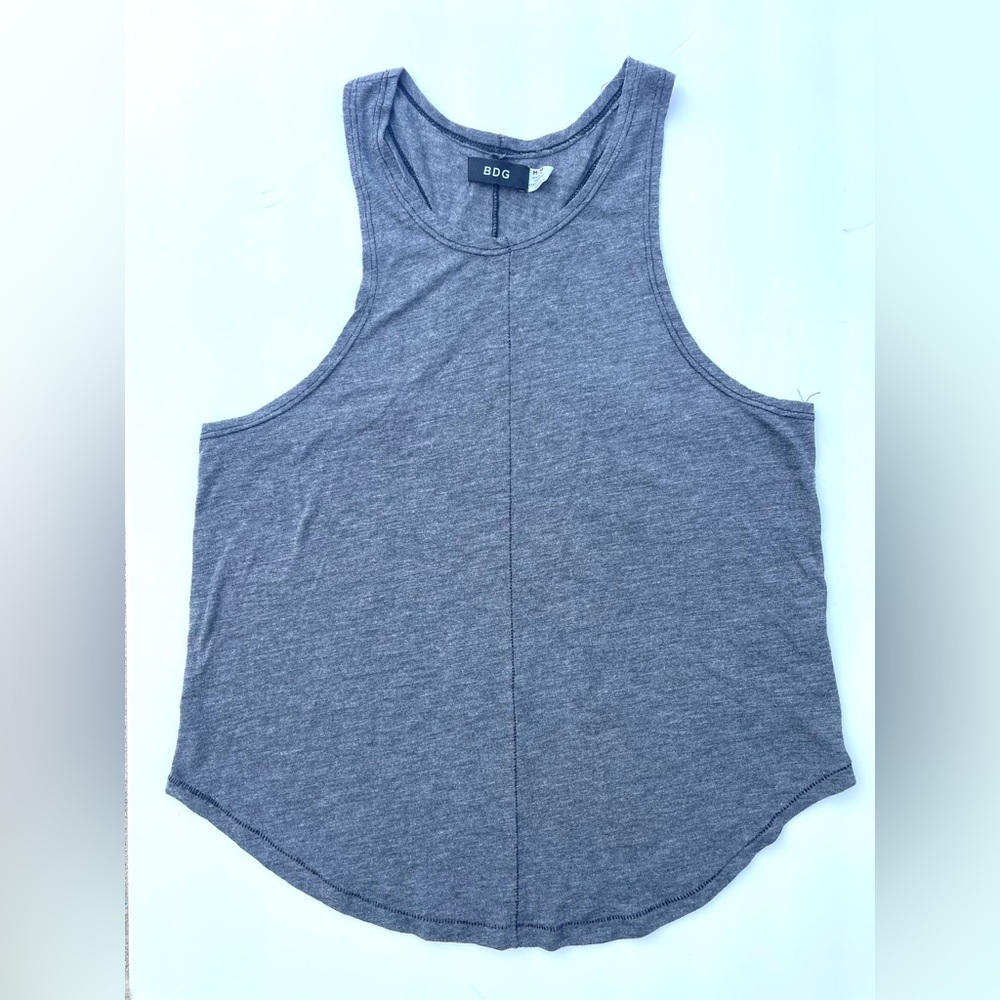 3 for 20 BDG from BUCKLE Deep Gray Racerback Tank Top |‎ Medium